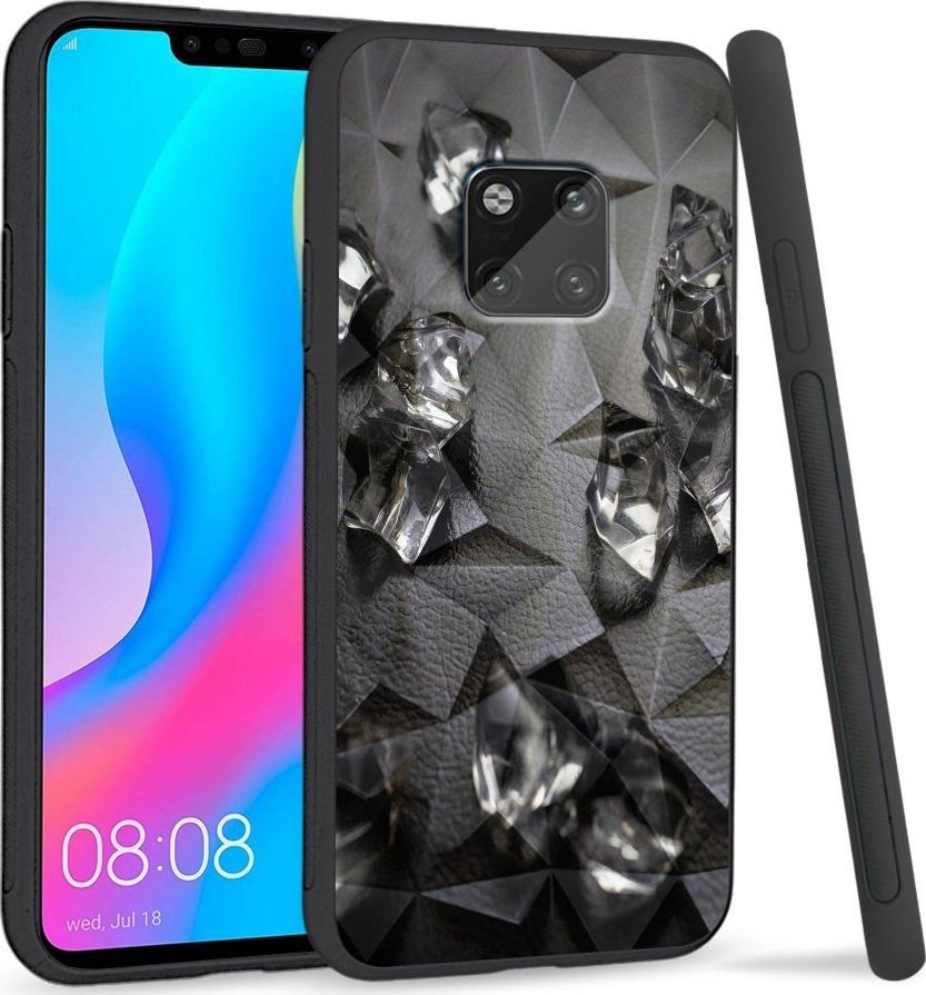 Super Fashion Etui na telefon Huawei Mate 20 Pro Crysta Pokrowiec Glass Cube 1