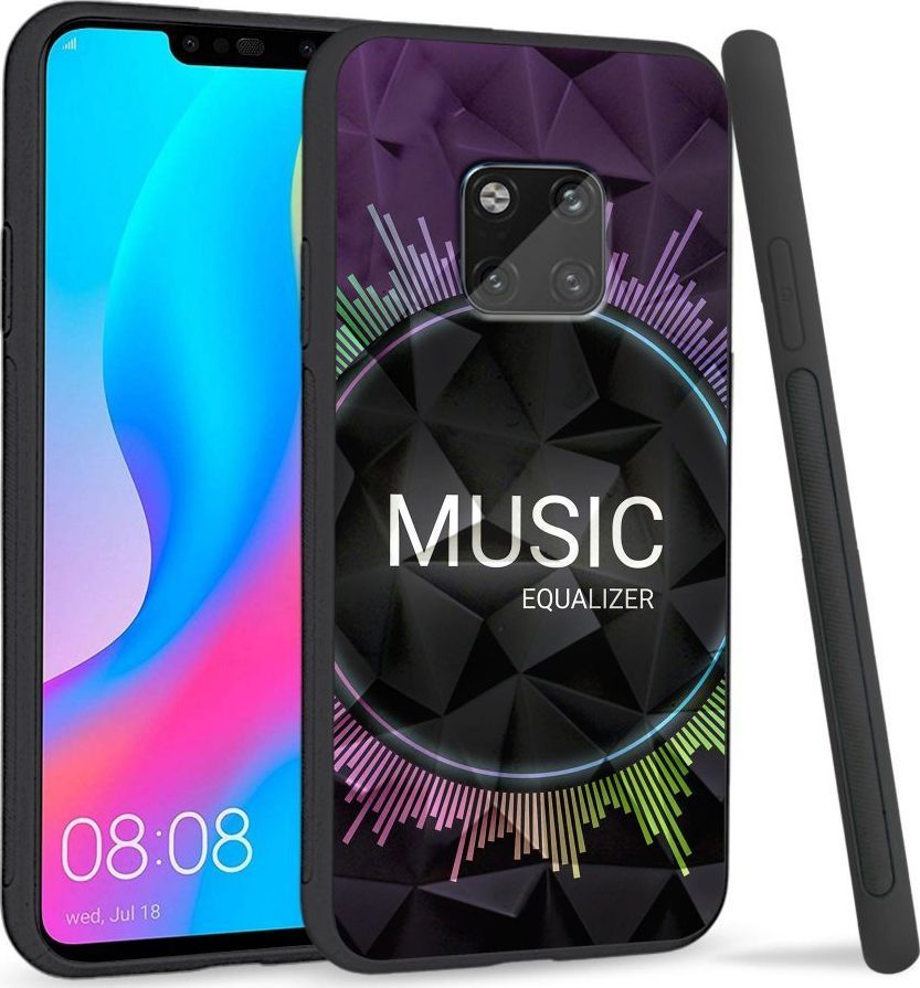 Super Fashion Etui na telefon Huawei Mate 20 Pro Crysta Pokrowiec Music equalizer 1
