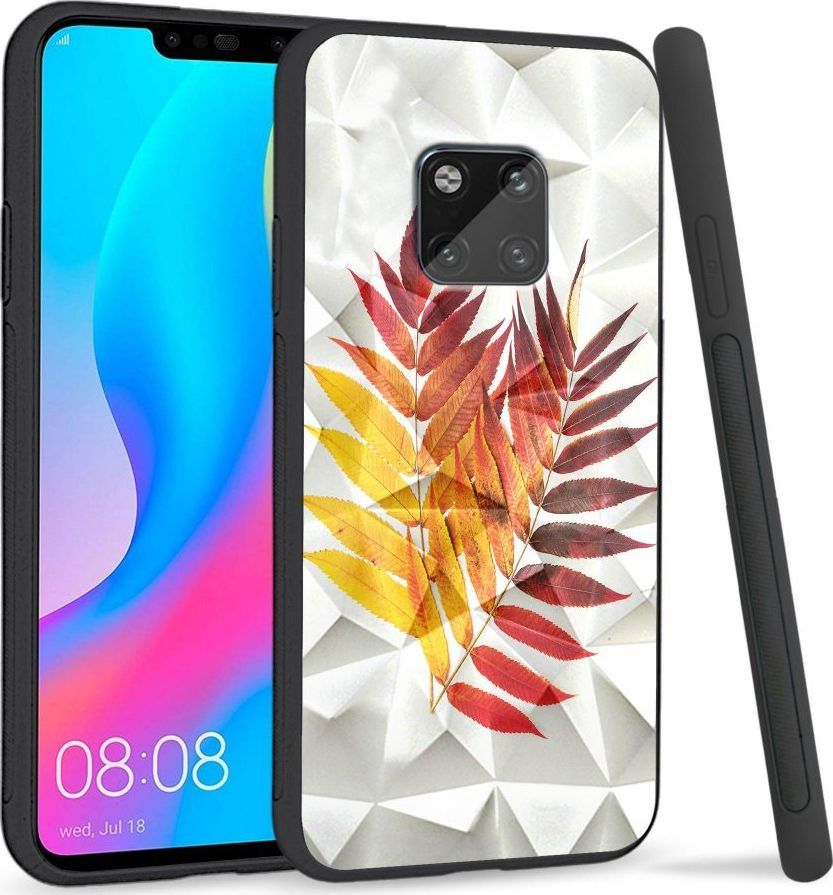 Super Fashion Etui na telefon Huawei Mate 20 Pro Crysta Pokrowiec Reddish yellow leaves 1