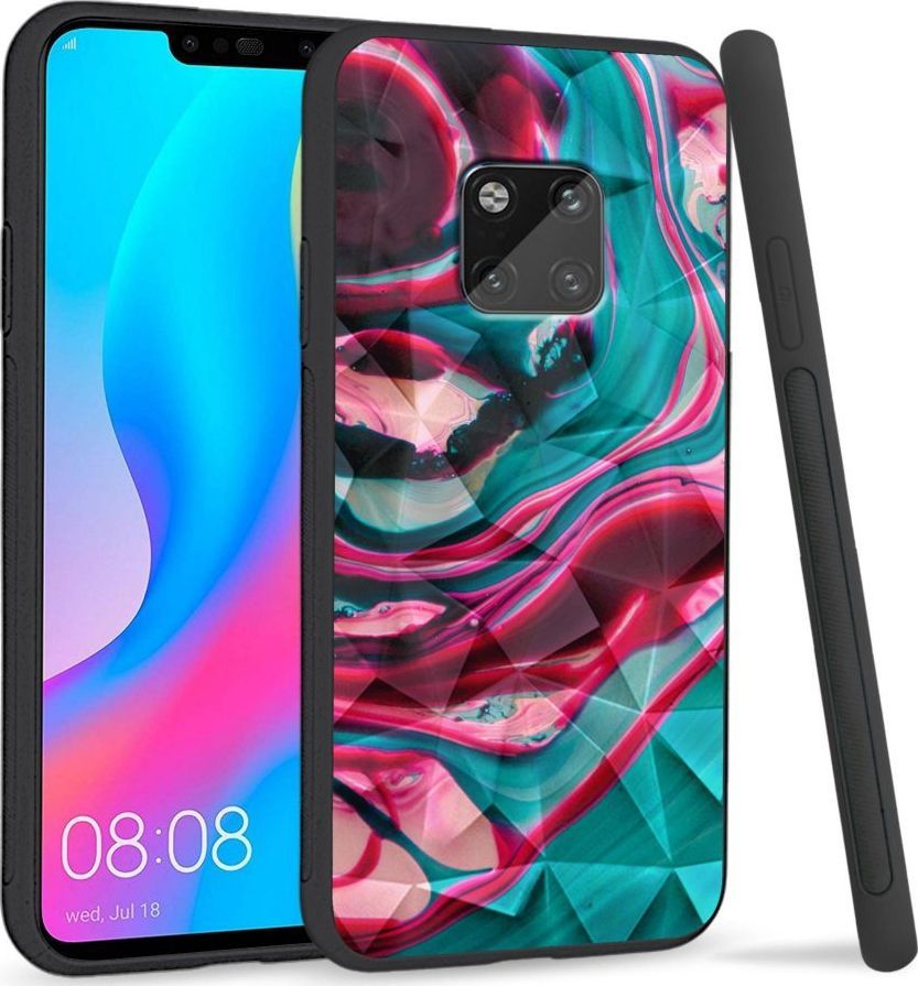 Super Fashion Etui na telefon Huawei Mate 20 Pro Crysta Pokrowiec Water color abstract 1