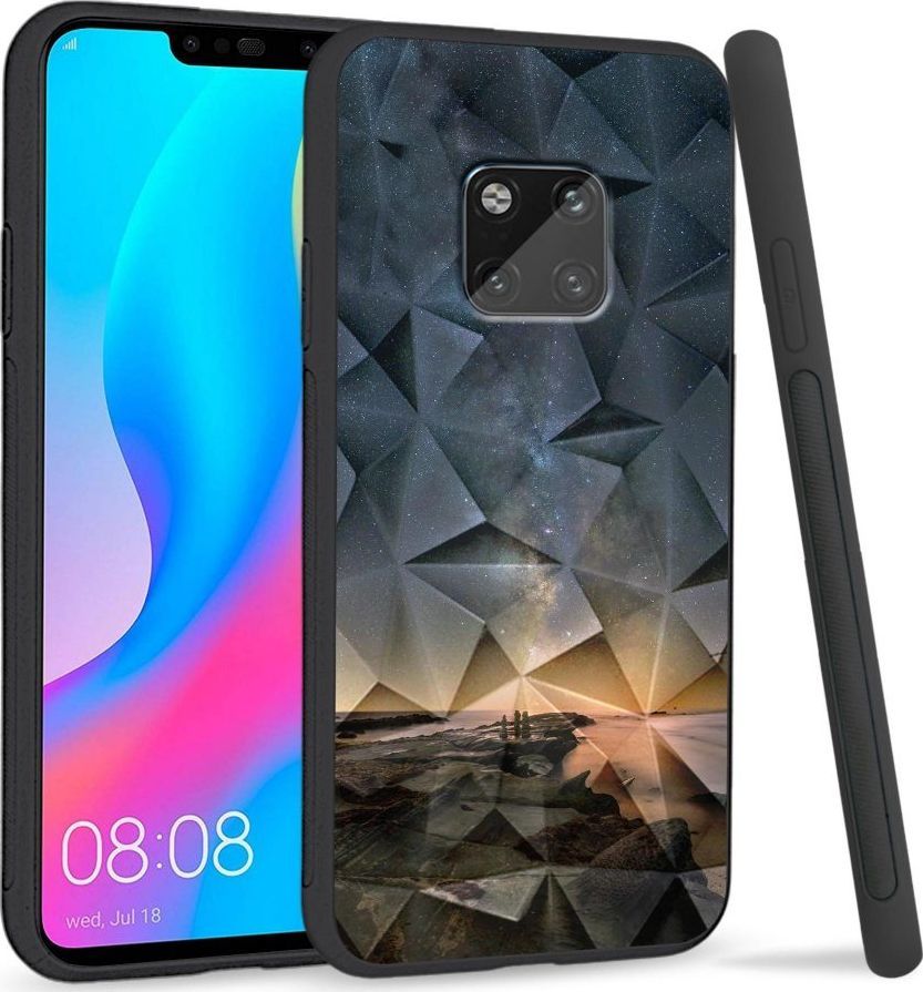 Super Fashion Etui na telefon Huawei Mate 20 Pro Crysta Pokrowiec Stary night rocks 1