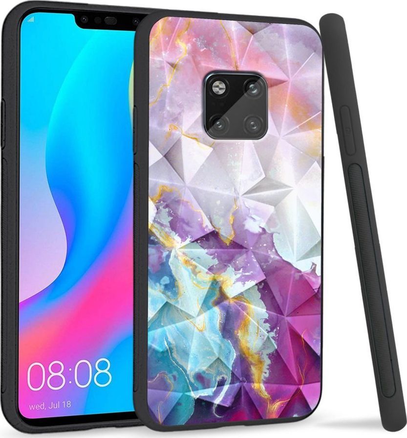 Super Fashion Etui na telefon Huawei Mate 20 Pro Crysta Pokrowiec Beautiful abstract 1