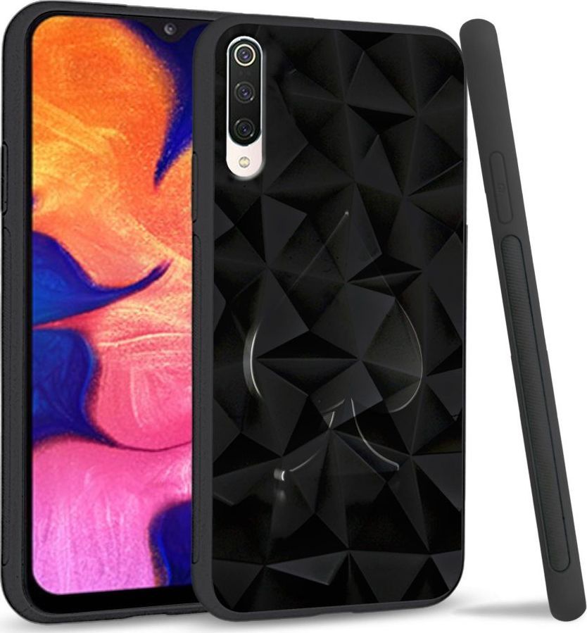 Super Fashion Etui na telefon Xiaomi Mi9 Crystal Case Black spade 1