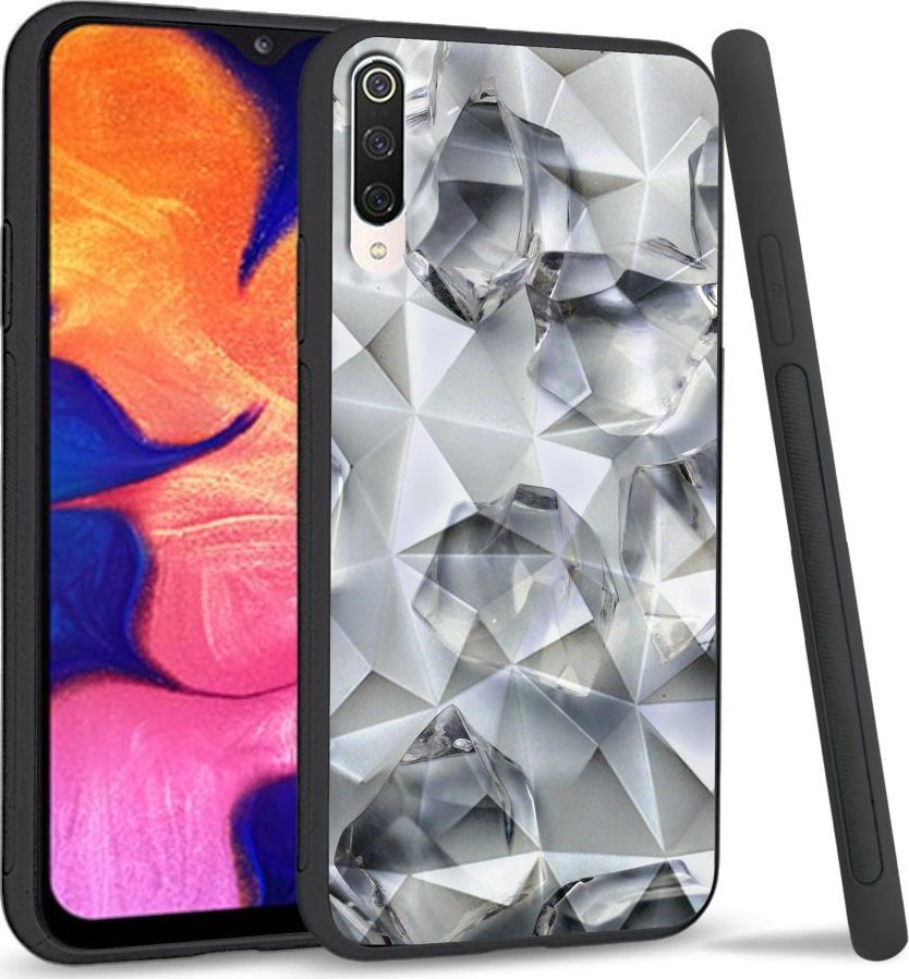 Super Fashion Etui na telefon Xiaomi Mi9 Crystal Case White glass cubes 1