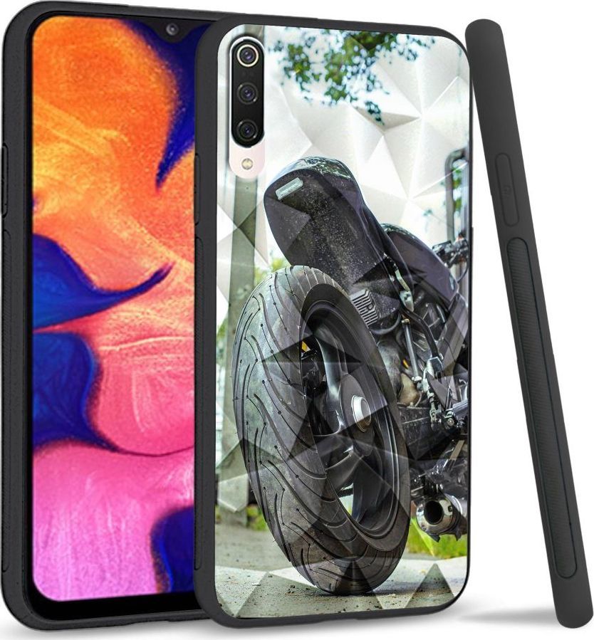 Super Fashion Etui na telefon Xiaomi Mi9 Crystal Case Bike Tyre 1