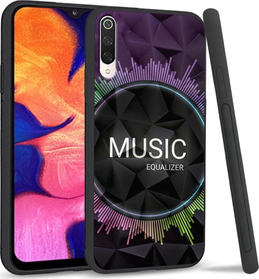 Super Fashion Etui na telefon Xiaomi Mi9 Crystal Case Music equalizer 1