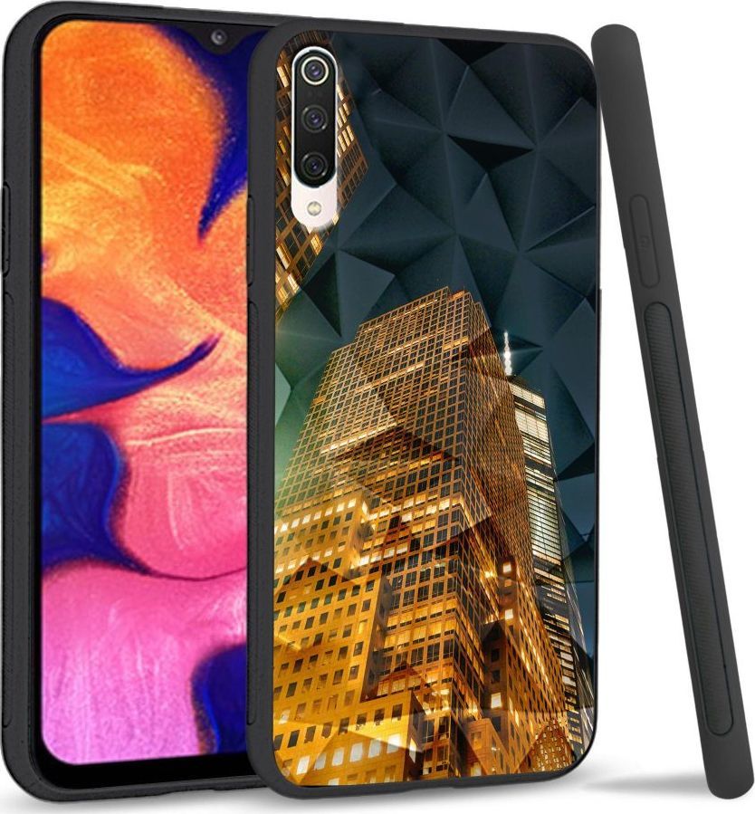 Super Fashion Etui na telefon Xiaomi Mi9 Crystal Case Night building 1