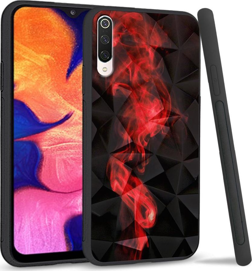 Super Fashion Etui na telefon Xiaomi Mi9 Crystal Case Red smoke 1