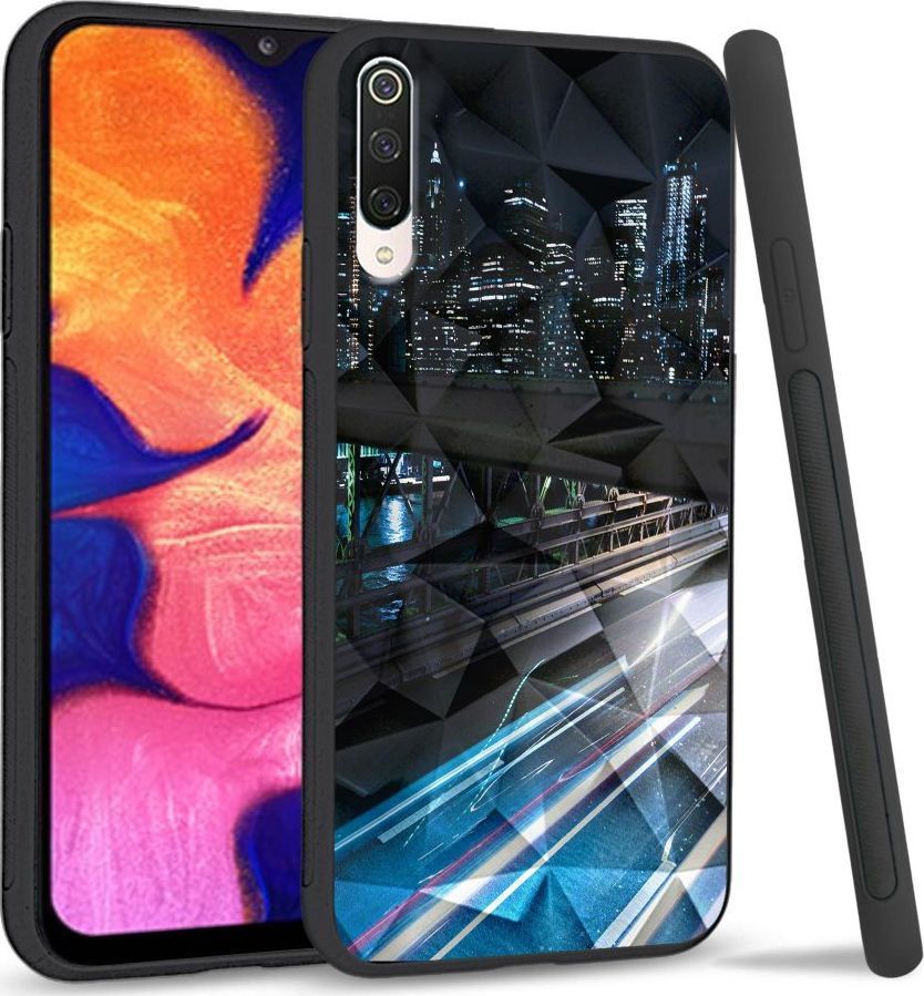 Super Fashion Etui na telefon Xiaomi Mi9 Crystal Case Cityscape 1