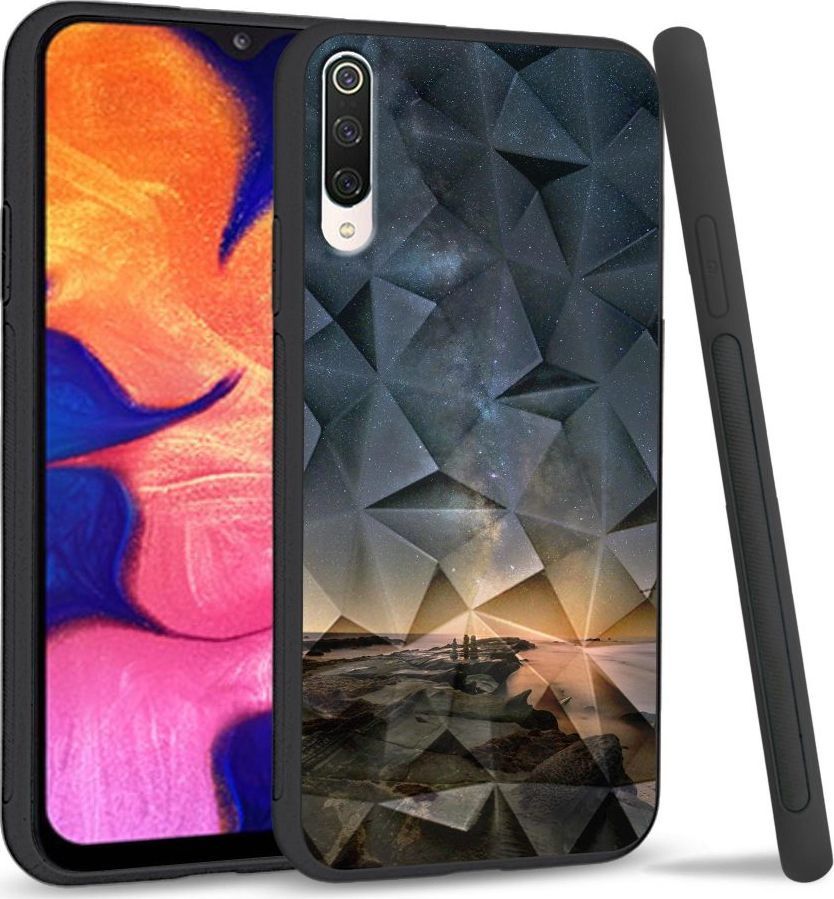 Super Fashion Etui na telefon Xiaomi Mi9 Crystal Case Stary night rocks 1