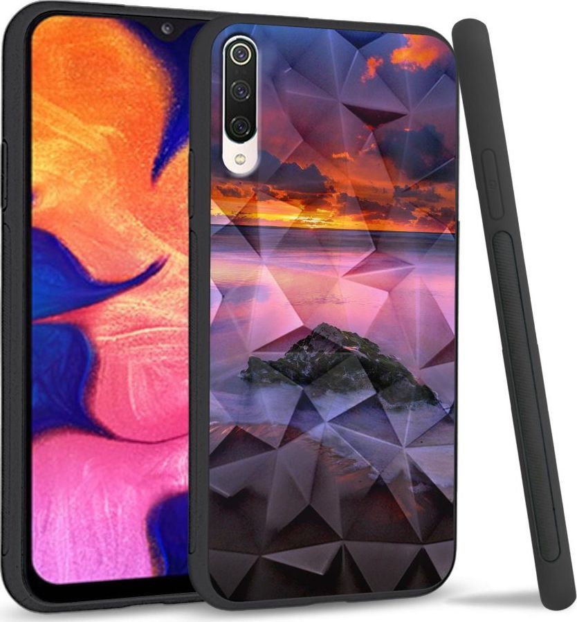 Super Fashion Etui na telefon Xiaomi Mi9 Crystal Case Sunset beach 1