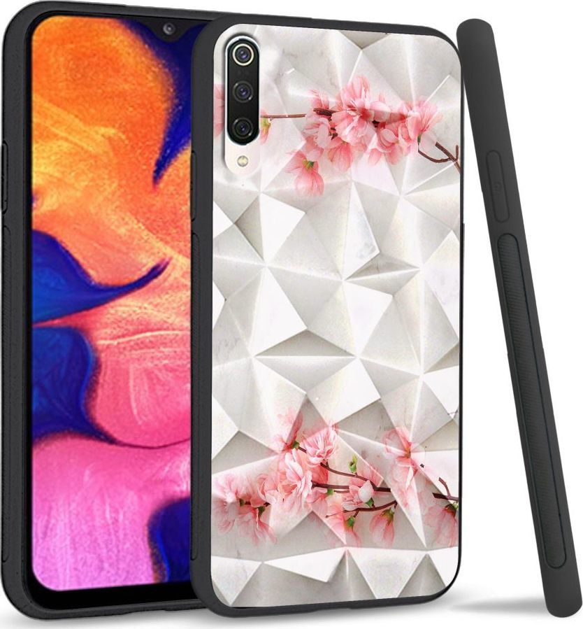 Super Fashion Etui na telefon Xiaomi Mi9 Crystal Case Due flowers 1