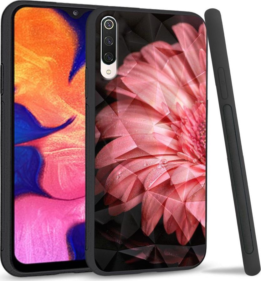 Super Fashion Etui na telefon Xiaomi Mi9 Crystal Case Pink flower 1