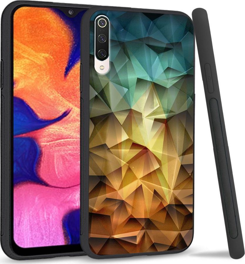 Super Fashion Etui na telefon Xiaomi Mi9 Crystal Case Polygonal 1