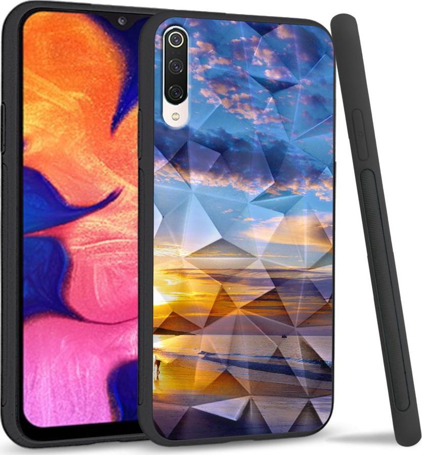 Super Fashion Etui na telefon Xiaomi Mi9 Crystal Case Beach sky 1