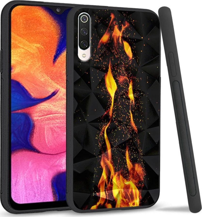 Super Fashion Etui na telefon Xiaomi Mi9 Crystal Case Crackling Fire 1