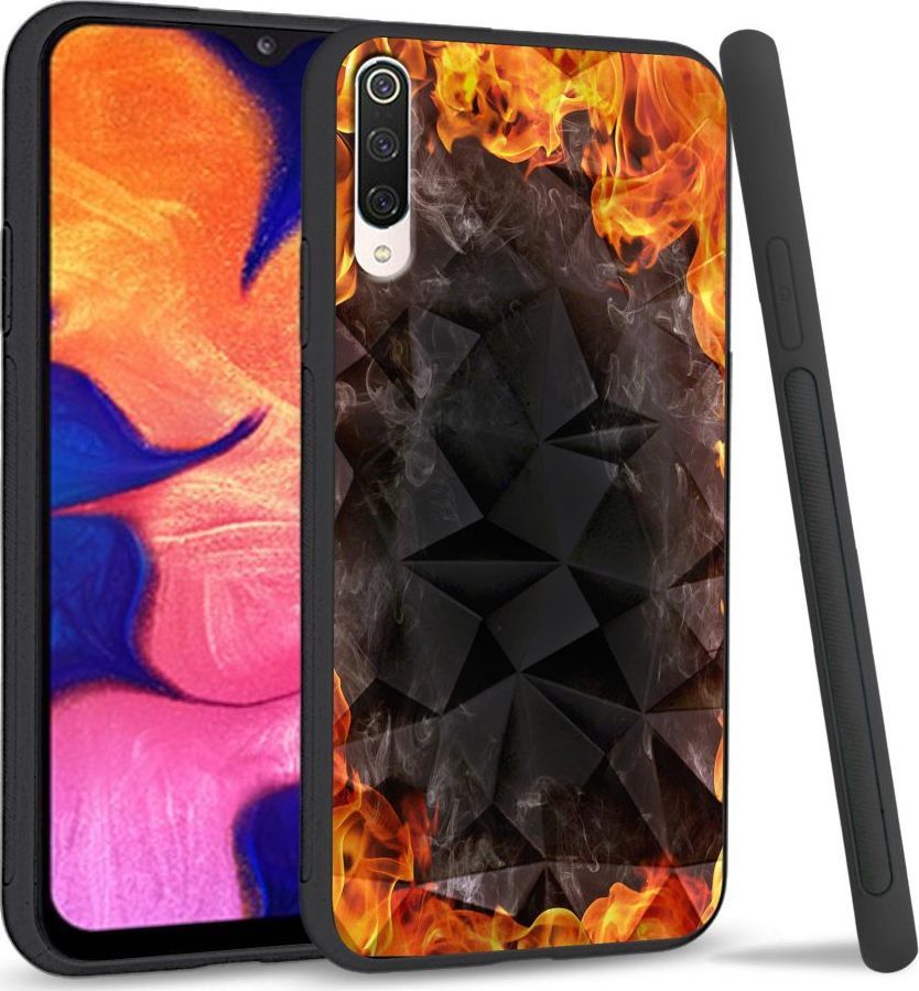 Super Fashion Etui na telefon Xiaomi Mi9 Crystal Case Hot Fire 1