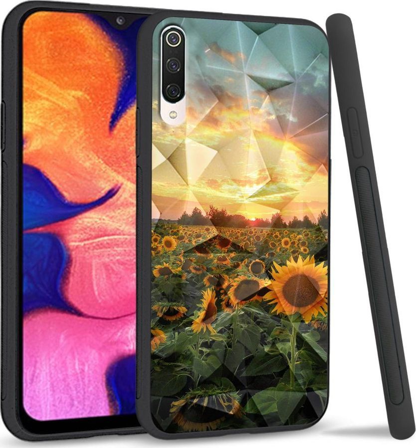 Super Fashion Etui na telefon Xiaomi Mi9 Crystal Case Sunflower Garden 1