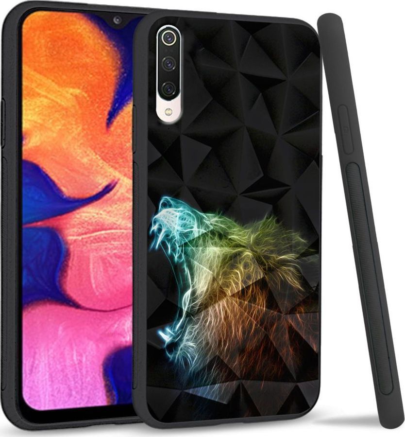 Super Fashion Etui na telefon Xiaomi Mi9 Crystal Case Roaring Lion 1