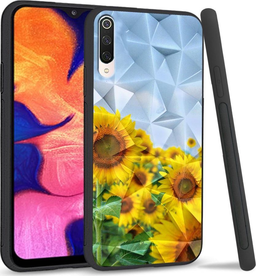 Super Fashion Etui na telefon Xiaomi Mi9 Crystal Case Sunflowers 1