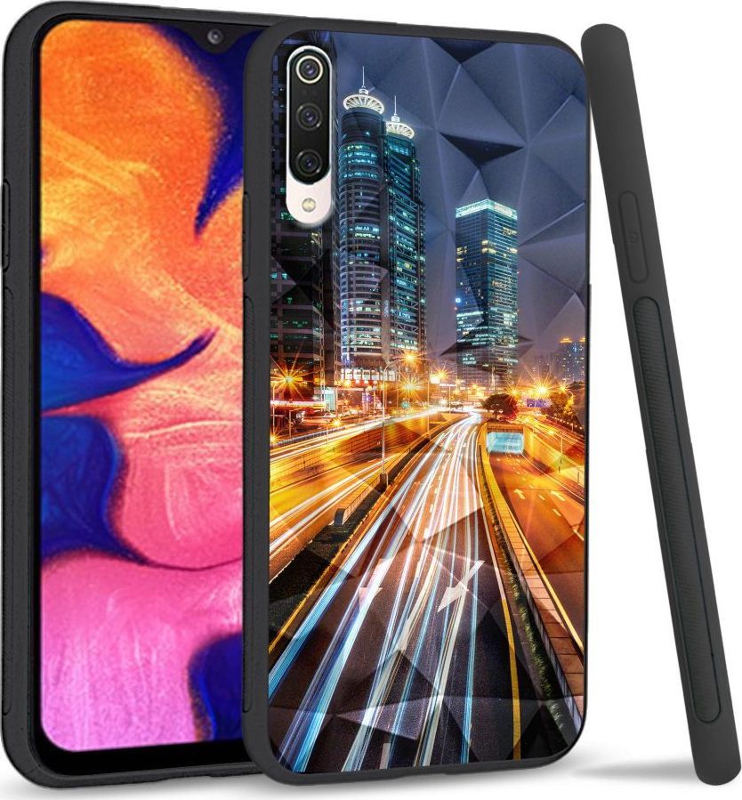 Super Fashion Etui na telefon Xiaomi Mi9 Crystal Case Night City 1