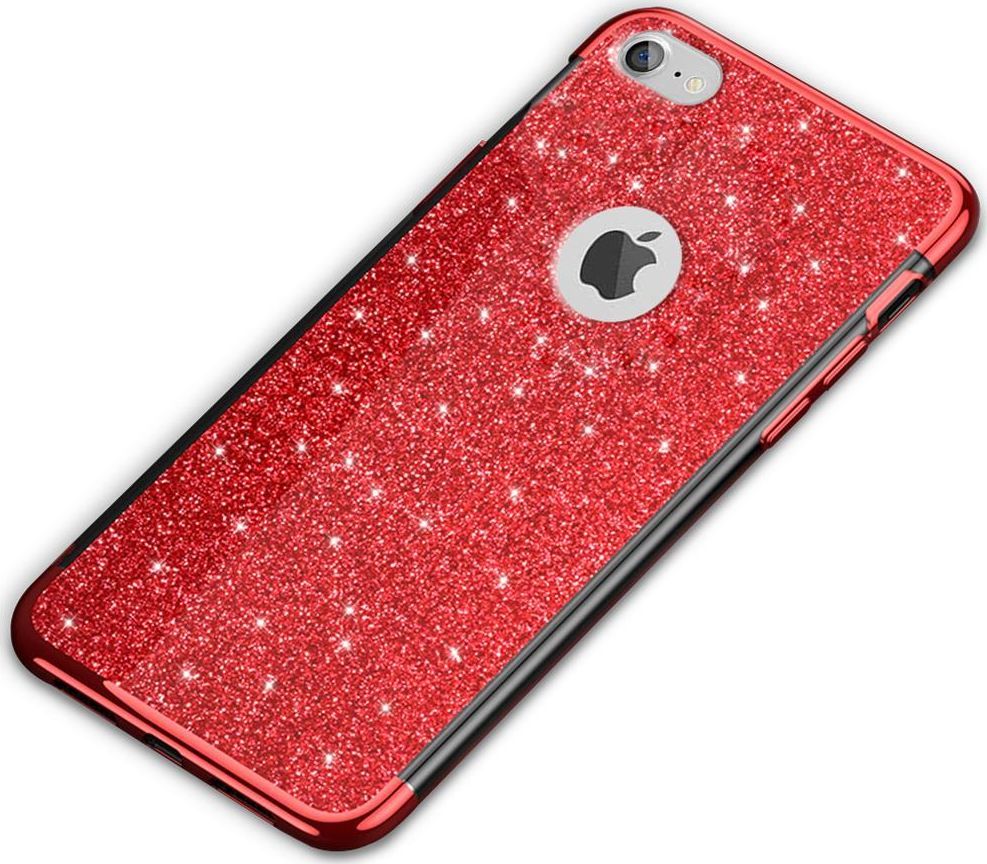 Super Fashion Etui Brokatowe Różowe do Iphone 7G 1