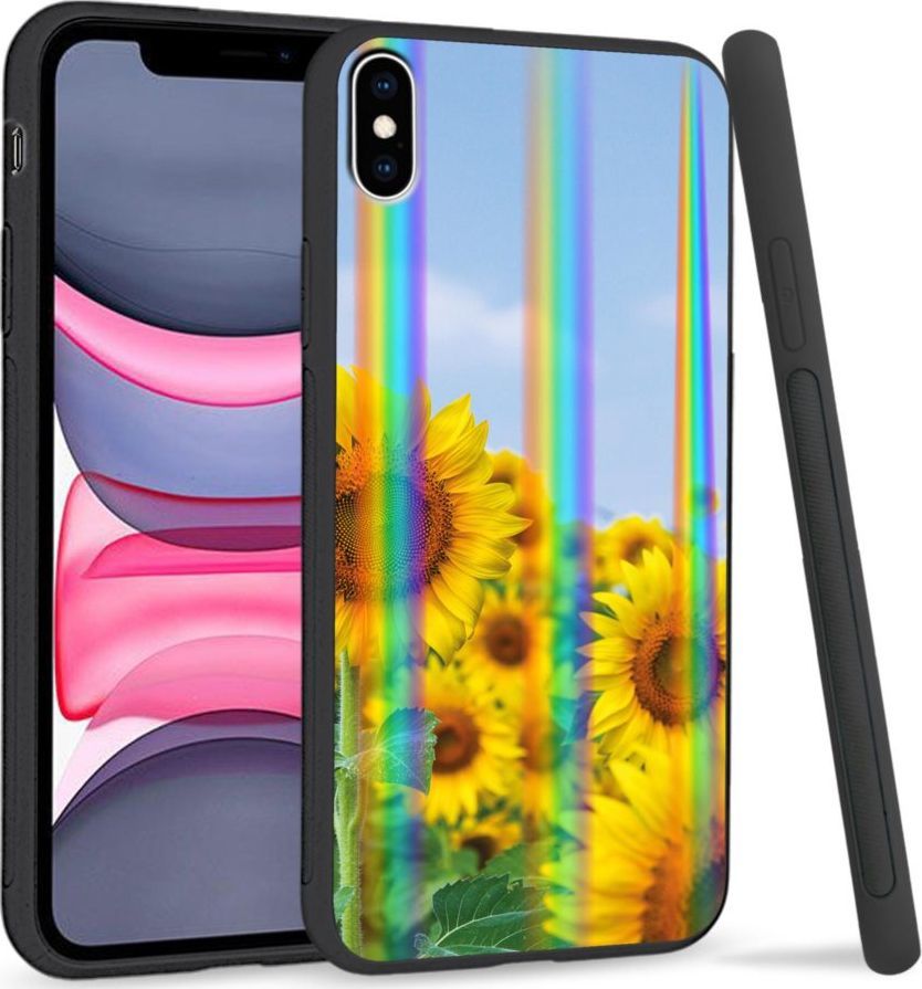 Super Fashion Etui Rainbow Series na Apple iPhone XS Max Sunflowers 1