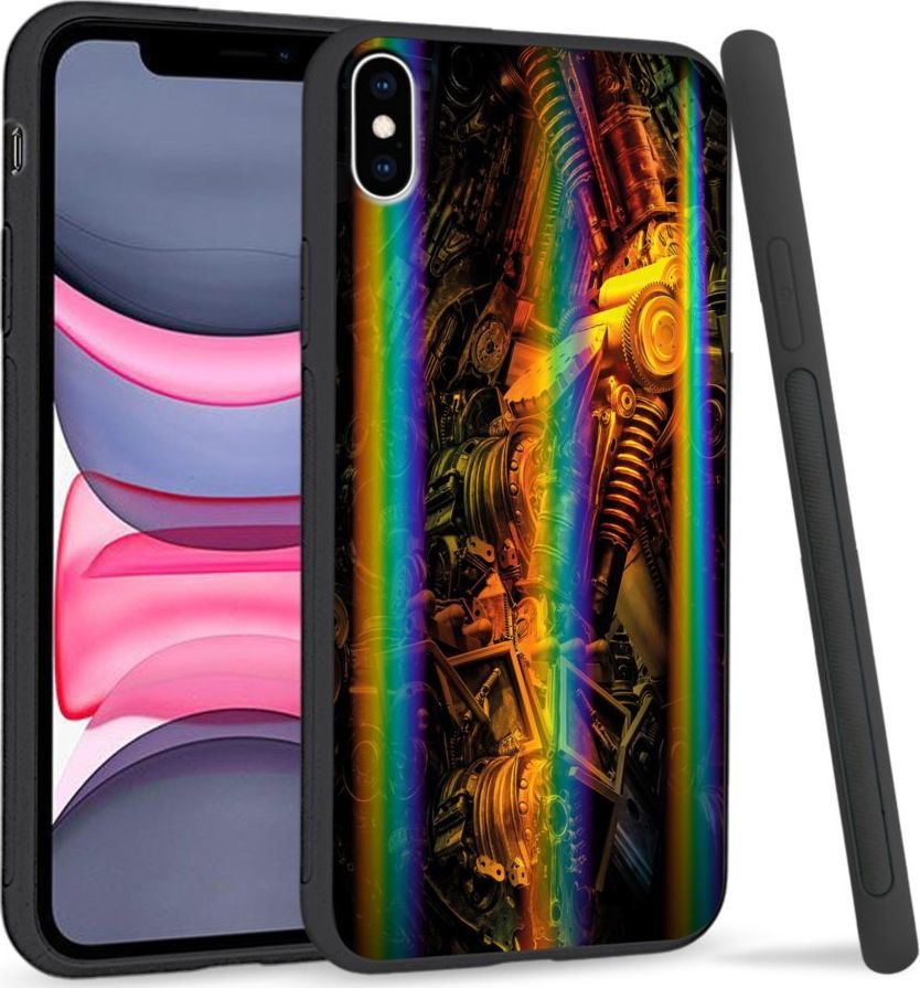 Super Fashion Etui Rainbow Series na Apple iPhone XS Max Machine world 1
