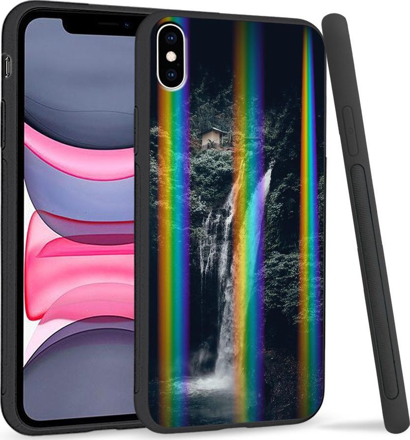 Super Fashion Etui Rainbow Series na Apple iPhone XS Max Wodospad 1