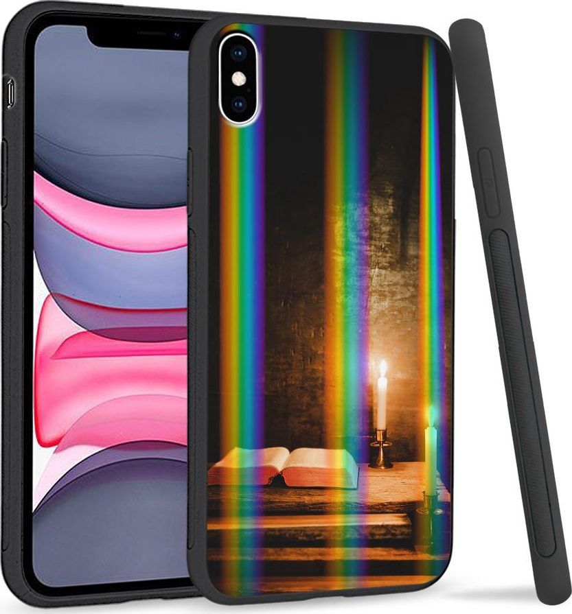 Super Fashion Etui Rainbow Series na Apple iPhone XS Max Świece 1
