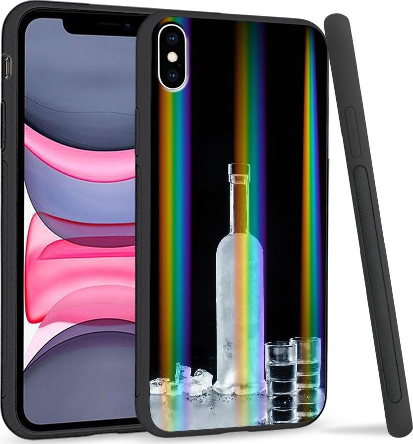Super Fashion Etui Rainbow Series na Apple iPhone XS Max Alkohol 1
