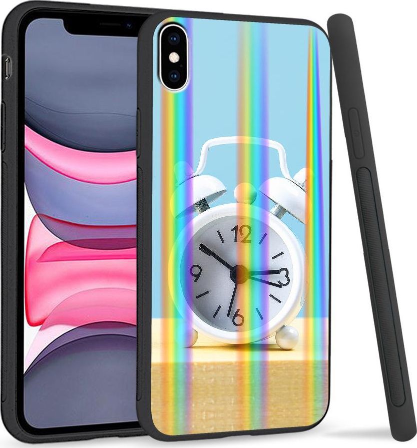 Super Fashion Etui Rainbow Series na Apple iPhone XS Max Czas wstawać 1
