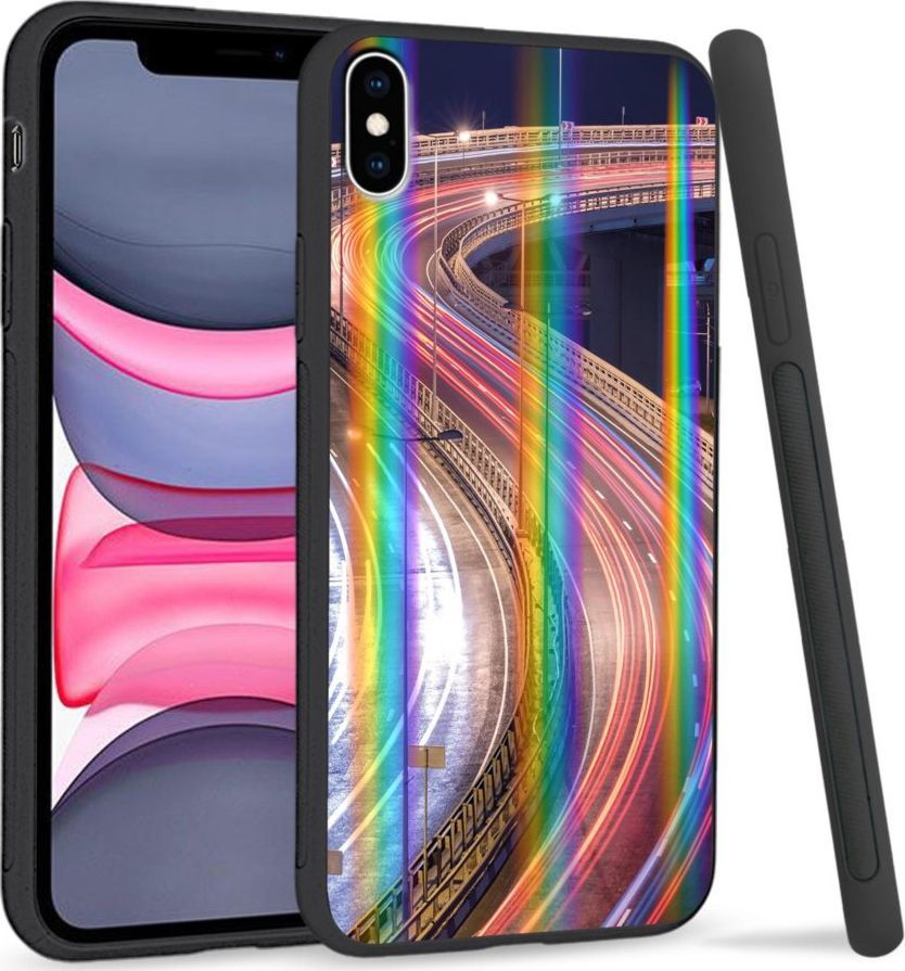 Super Fashion Etui Rainbow Series na Apple iPhone XS Max Night Lights 1