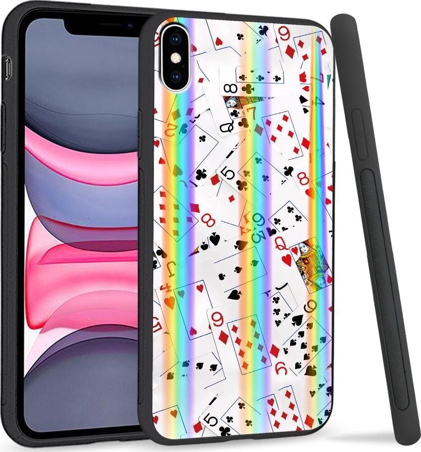 Super Fashion Etui Rainbow Series na Apple iPhone XS Max Talia kart 1