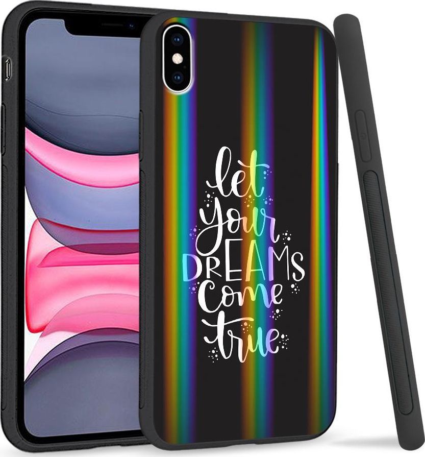 Super Fashion Etui Rainbow Series na Apple iPhone XS Max Twoje marzenia 1