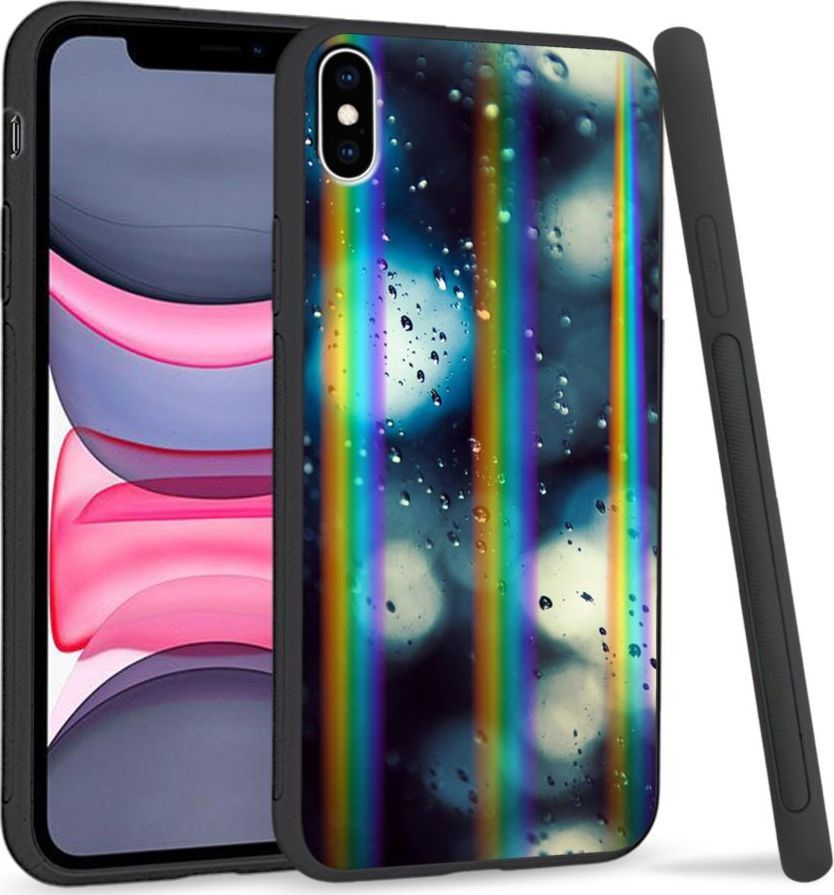 Super Fashion Etui Rainbow Series na Apple iPhone XS Max Rain Glass 1