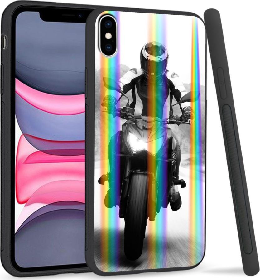 Super Fashion Etui Rainbow Series na Apple iPhone XS Max Racer 1