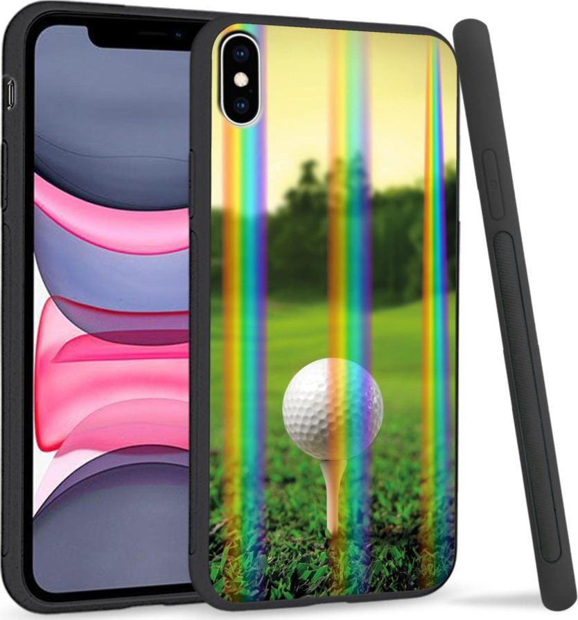 Super Fashion Etui Rainbow Series na Apple iPhone XS Max Golf 1