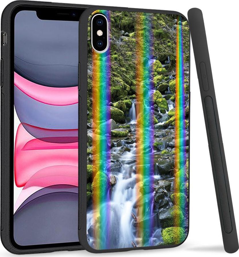 Super Fashion Etui Rainbow Series na Apple iPhone XS Max Górski potok 1