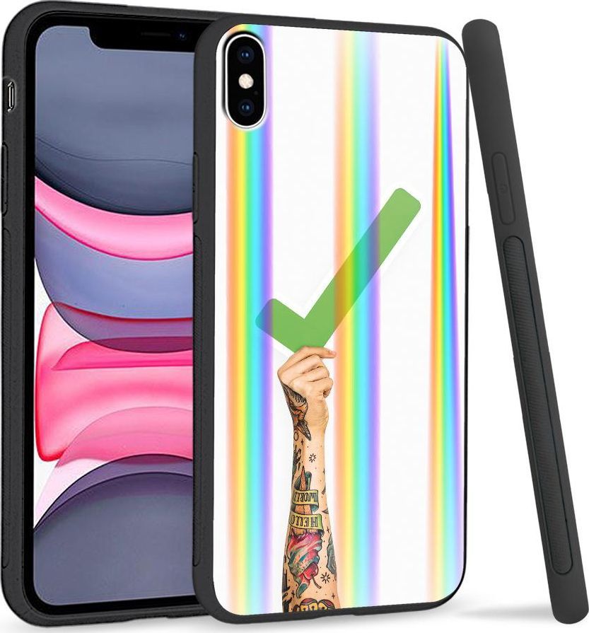 Super Fashion Etui Rainbow Series na Apple iPhone XS Max Jestem na tak 1