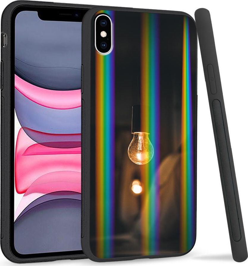 Super Fashion Etui Rainbow Series na Apple iPhone XS Max Żarówka 1