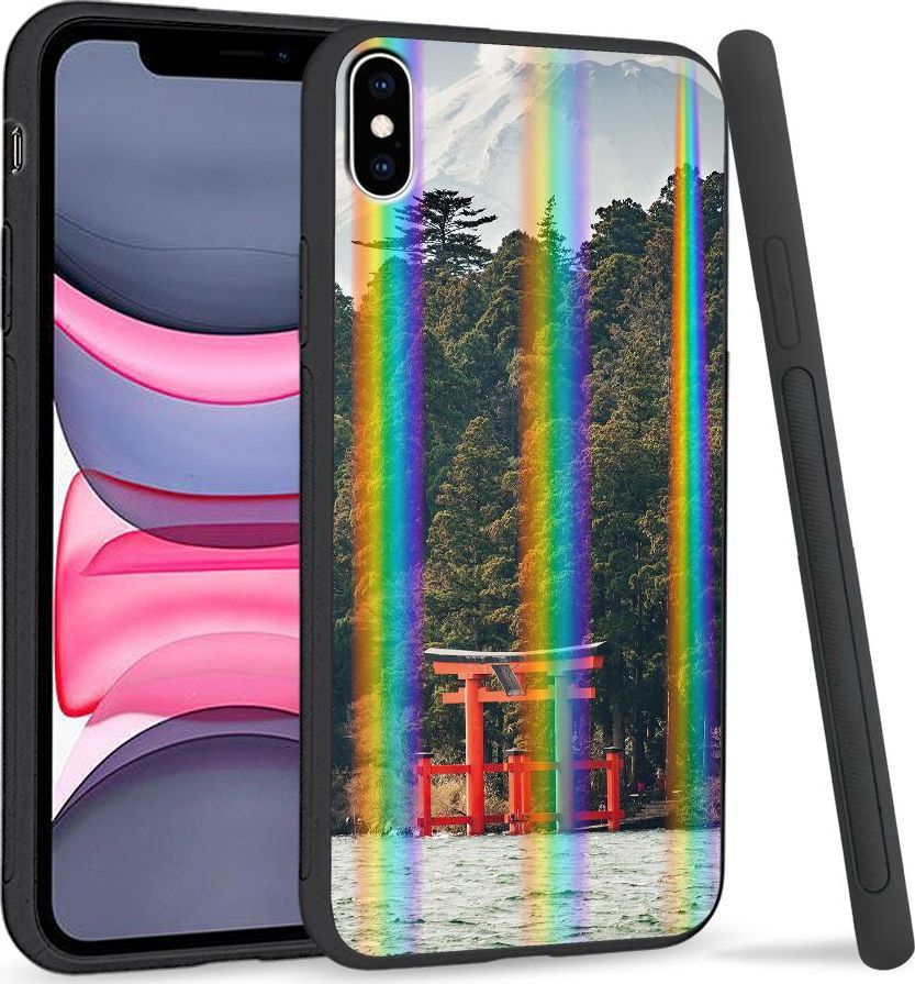 Super Fashion Etui Rainbow Series na Apple iPhone XS Max Leśna przystań 1