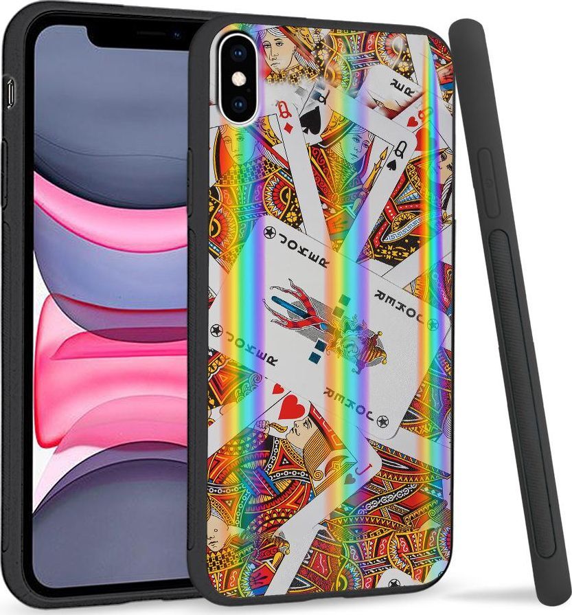 Super Fashion Etui Rainbow Series na Apple iPhone XS Max Karty 1