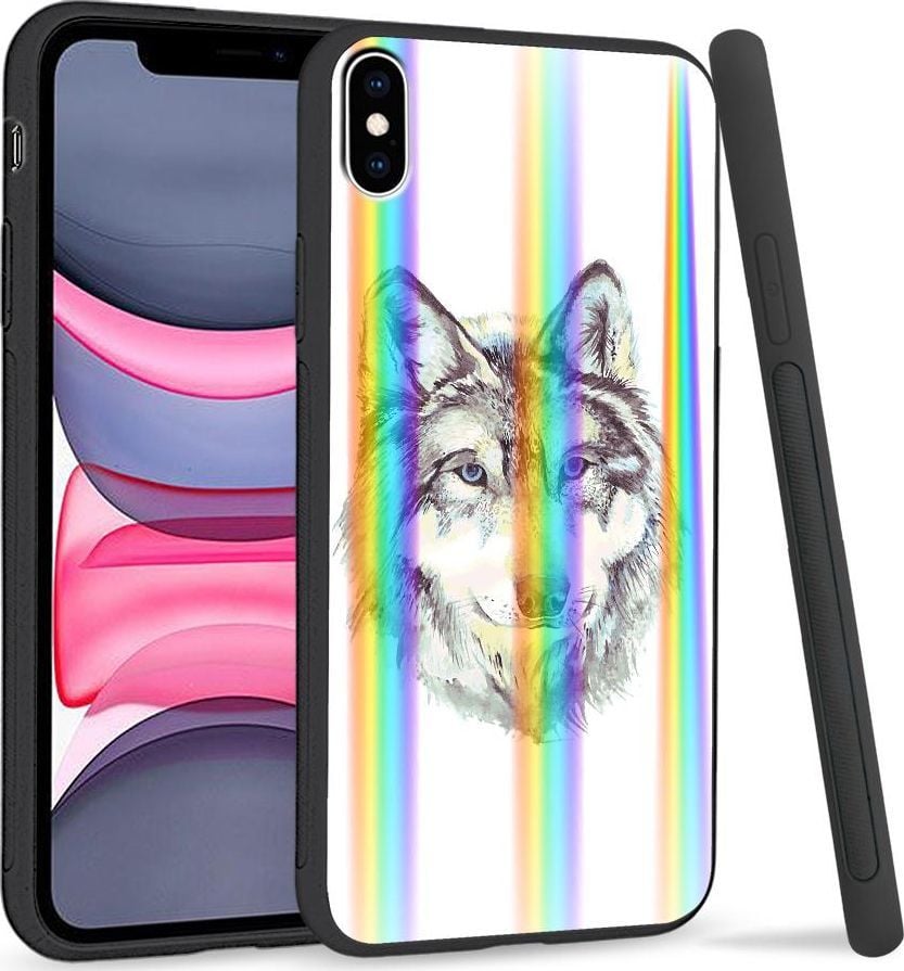 Super Fashion Etui Rainbow Series na Apple iPhone XS Max Wilk 1
