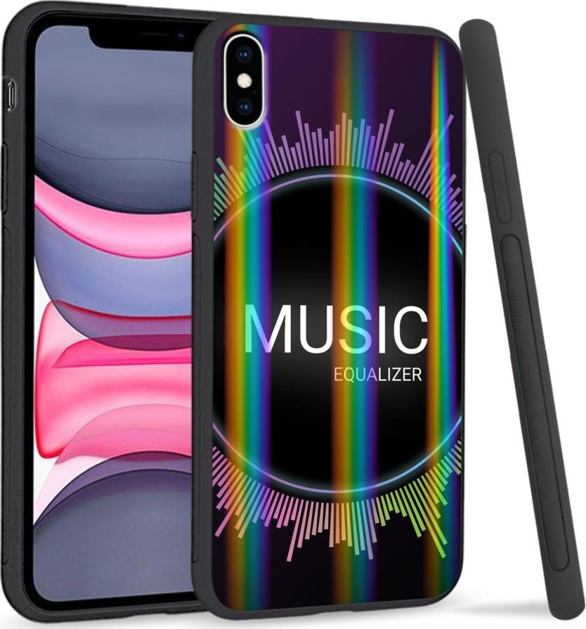 Super Fashion Etui Rainbow Series na Apple iPhone XS Max Music equalizer 1