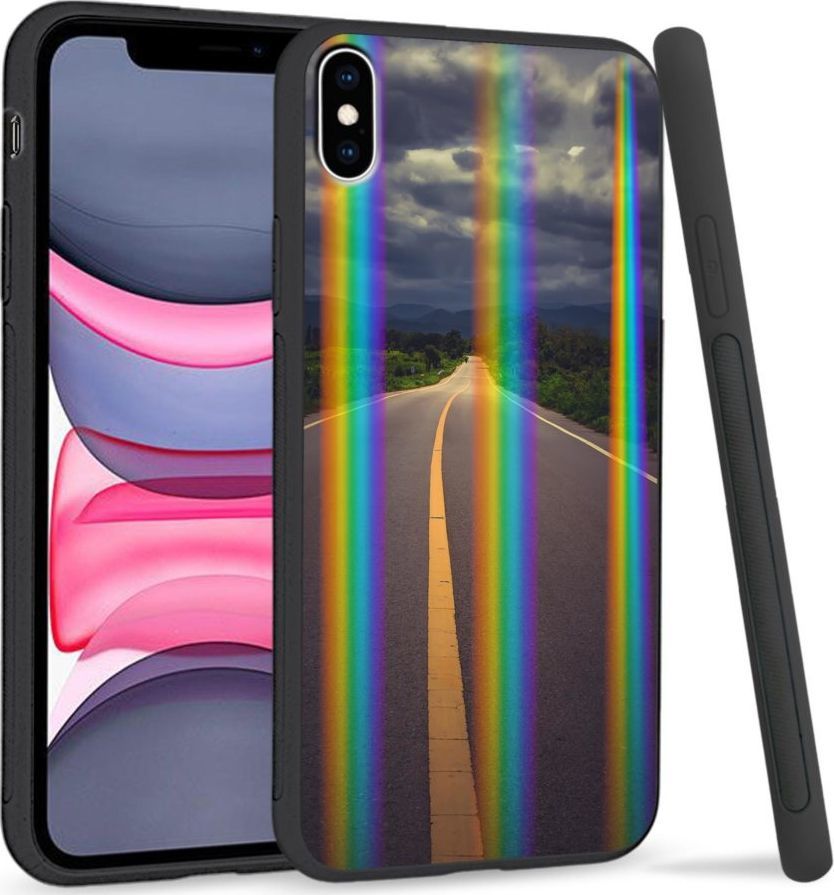 Super Fashion Etui Rainbow Series na Apple iPhone XS Max Road to Heaven 1