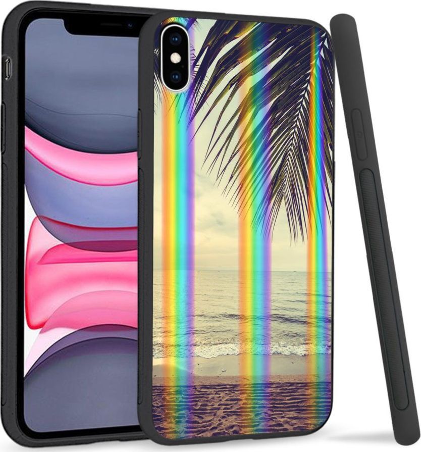 Super Fashion Etui Rainbow Series na Apple iPhone XS Max Beach side 1