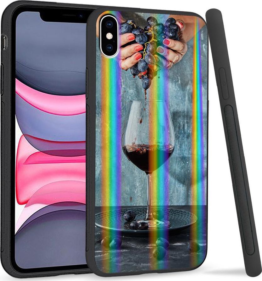 Super Fashion Etui Rainbow Series na Apple iPhone XS Max Winogorna 1