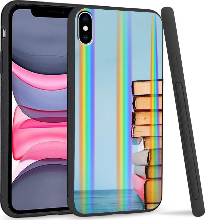Super Fashion Etui Rainbow Series na Apple iPhone XS Max Lubię czytać 1