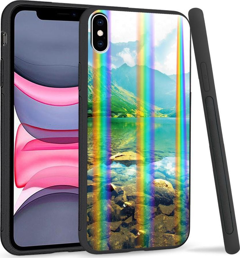 Super Fashion Etui Rainbow Series na Apple iPhone XS Max Jezioro 1